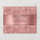 バラ金ゴールドシッククリーニングサービス チラシ (裏面)