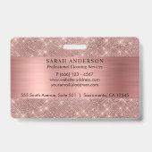 バラ金ゴールドシッククリーニングサービス バッジ (Back)