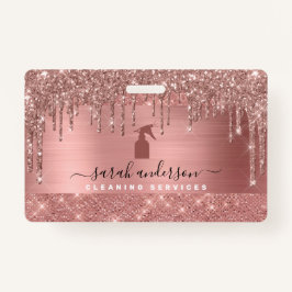 バラ金ゴールドシッククリーニングサービス バッジ