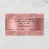 バラ金ゴールドシックグリッタードリップスラッシュ 名刺 (裏面)