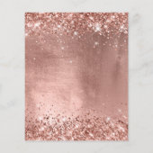 バラ金ゴールドシャイニーグラム40th誕生日招待状 チラシ (裏面)