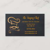 バラ金ゴールドシャルボードレストラン名刺 名刺 (裏面)