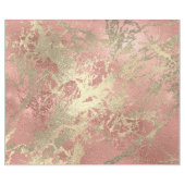 バラ金ゴールドシャンパイグネ大理石光沢のあるメタリックストローク ラッピングペーパー (フラット)