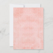 バラ金ゴールドシャンパングラスブライダルシャワー招待 招待状 (裏面)