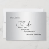 バラ金ゴールドシルバーお前は俺の花嫁結婚の 案内状 (裏面)