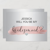 バラ金ゴールドシルバーお前は俺の花嫁結婚の 案内状 (正面/裏面)