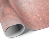 バラ金ゴールドシルバークリスマスホリデーオーナメント ラッピングペーパー (ロールコーナー)