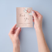 バラ金ゴールドシルバーグリッターフローラありがとう チラシ (手)