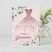 バラ金ゴールドシルバーダイヤモンドガウンフローラキンセアニェラ 招待状 (スタンド正面)