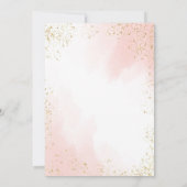 バラ金ゴールドシルバーダイヤモンド50歳の誕生日 招待状 (裏面)