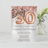 バラ金ゴールドシルバーダーティ3030誕生日パーティー 招待状 (スタンド正面)