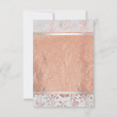 バラ金ゴールドシルバーブライダル16thダマスクグランギーコテージ 招待状 (裏面)