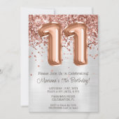 バラ金ゴールドシルバー11thバースデーパーティーへの招待 招待状 (正面)