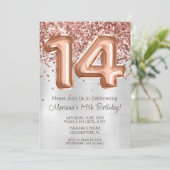 バラ金ゴールドシルバー14thバースデーパーティーへの招待 招待状 (スタンド正面)