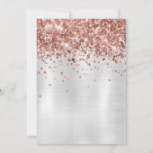 バラ金ゴールドシルバー18thバースデーパーティーへの招待 招待状 (裏面)