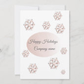 バラ金ゴールドシークイン企業のズパーティー 招待状 (裏面)