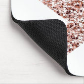 バラ金ゴールドシークントゥインクルクリップアートスター輝くクリップ マウスパッド (コーナー)