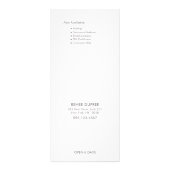 バラ金ゴールドシーケンスサロン価格表メニュー ラックカード (裏面)