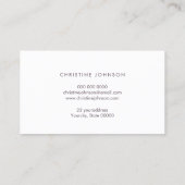 バラ金ゴールドシーシェルロゴデザイン 名刺 (裏面)