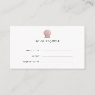 バラ金ゴールドシーシェル結婚コーストの歌の要求 エンクロージャーカード