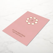 バラ金ゴールドシーセルリースシーズとグリーティングフォト 箔シーズンカード (回転した状態)