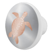 バラ金ゴールドシータートルオンシルバー セラミックノブ (右)