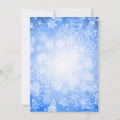 バラ金ゴールドスウィート16誕生日ウィンタースパークレス セーブザデート (裏面)