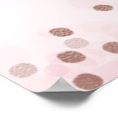 バラ金ゴールドスウィート16 Bdayバルーンバラウェルカムサイン ポスター (角)