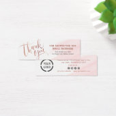 バラ金ゴールドスクリプトおよびロゴ感謝していビジネスの挿入 (デスク)