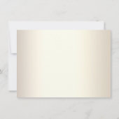 バラ金ゴールドスクリプトシャンパンマトロンの名誉 招待状 (裏面)