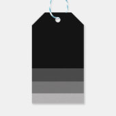 バラ金ゴールドスクリプトブラックグレイストライプありがとう ギフトタグ (裏面)