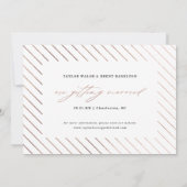 バラ金ゴールドスクリプト写真Date Foilを保存フェイクする セーブザデート (裏面)