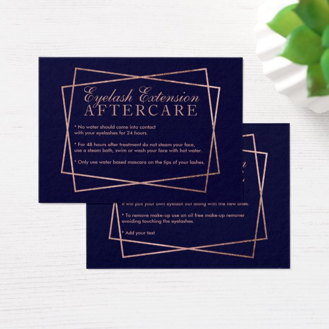 バラ金ゴールドスクリプトnavy blueまつ毛アフターケア (デスク)