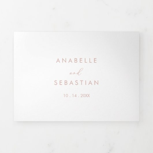 バラ金ゴールドスタイリッシュの書結婚道 三つ折り招待状 (カバー)