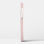 バラ金ゴールドスタイリッシュラスティック名モノグラム Case-Mate iPhoneケース (裏面 / 左)