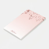 バラ金ゴールドスターズ銅グラデーション白パステル ポストイット (アングル)