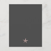 バラ金ゴールドスターフィッシュ結婚コースタルズゲスト詳細 エンクロージャーカード (裏面)