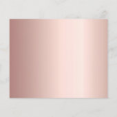 バラ金ゴールドスター写真の誕生日を保存する日付カード (裏面)