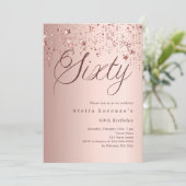 バラ金ゴールドスター台本60歳の誕生日 招待状 (スタンド正面)