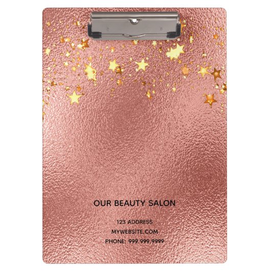 バラ金ゴールドスター美しいサロン事業 クリップボード (正面)
