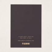 バラ金ゴールドスター追加ロゴイヤリングディスプレイカード (裏面)