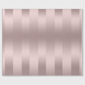 バラ金ゴールドストライプメタリックな顔 ラッピングペーパー (フラット)