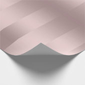 バラ金ゴールドストライプメタリックな顔 ラッピングペーパー (角)