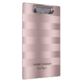 バラ金ゴールドストライプ型 クリップボード (右)