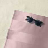 バラ金ゴールドストライプ型 ビーチタオル (インサイチュ)