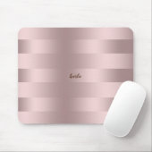 バラ金ゴールドストライプ型 マウスパッド (マウス)