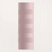 バラ金ゴールドストライプ型 ヨガマット (裏面)