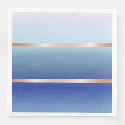 バラ金ゴールドストライプ青グラデーション (正面)