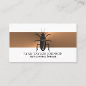 バラ金ゴールドストリップ – ブラックゴキブリ – 害虫駆除 名刺 (正面)