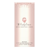 バラ金ゴールドストロベリーグリッタードリップスデザートメニュー ラックカード (裏面)